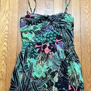 Edme and Esyllte Size 6 Tulip Hem Tropical Dress